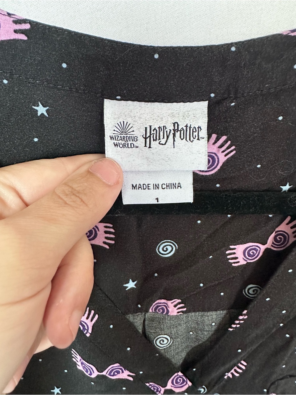 Torrid 1 (14/16) Harry Potter Luna Lovegood Button Up Challis Top Shirt - Picture 5 of 9